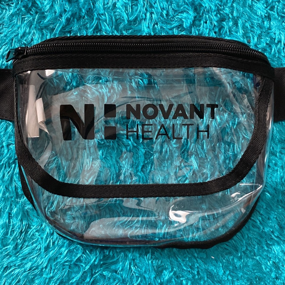 Novant Health Clear Black Fanny Pack - Picture 5 of 17